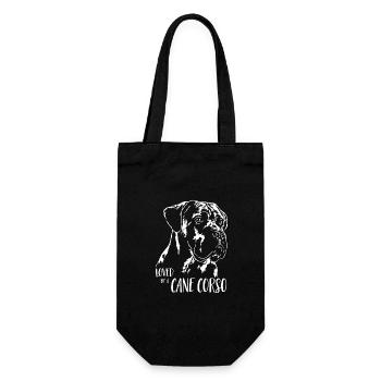 CANE CORSO ITALIANO loved by a Cane Corso Wilsigns - Gift Bag for Bottles - black - Front