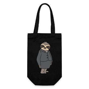 Femme paresseuse Patron Collègue de travail - Sac à bouteille - noir - Devant