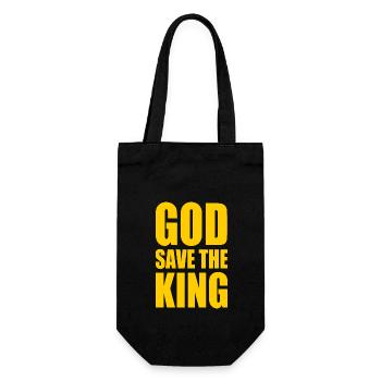 god save the king - Sac à bouteille - noir - Devant