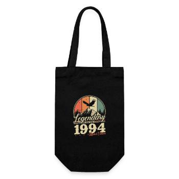 Légendaire depuis 1994 Vintage cadeau d’anniversaire - Sac à bouteille - noir - Devant