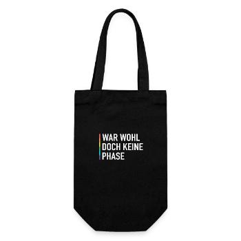 LGBTQ Schwul Lesbisch Bi Queer Trans CSD - Geschenkbeutel für Flaschen - Schwarz - Vorne