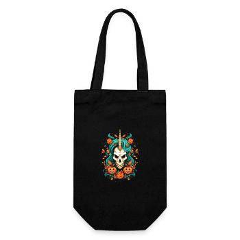 Halloween Costume Creepy - Gift Bag for Bottles - black - Front