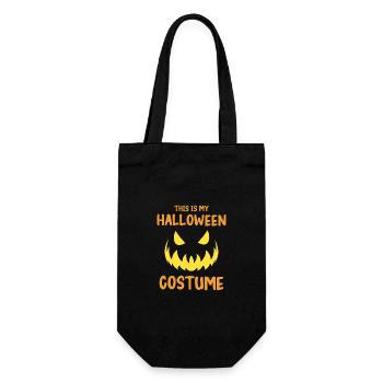 Halloween Costume Creepy - Gift Bag for Bottles - black - Front