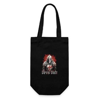 Deus Vult Crusader Knights Templar Middle Ages - Gift Bag for Bottles - black - Front