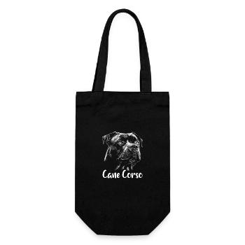 Chiens Cane Corso Italiano Chien - Sac à bouteille - noir - Devant