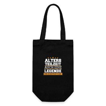 Altersteilzeit ATZ - Geschenkbeutel für Flaschen - Schwarz - Vorne
