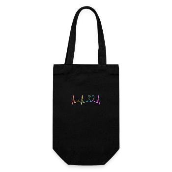 Chicken Chickens Farmer Farmer Farm Rooster - Gift Bag for Bottles - black - Front