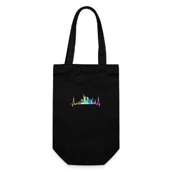 Francfort, Hesse, Allemagne, Francfort - Sac à bouteille - noir - Devant
