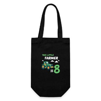 Cadeau 8 ans anniversaire garçon ou fille - Sac à bouteille - noir - Devant