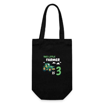 Cadeau 3 ans anniversaire garçon ou fille - Sac à bouteille - noir - Devant