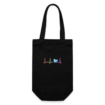 Écureuil animal rongeur - Sac à bouteille - noir - Devant