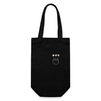 Darts Darts Darts Player Darts - Gift Bag for Bottles - black - Front