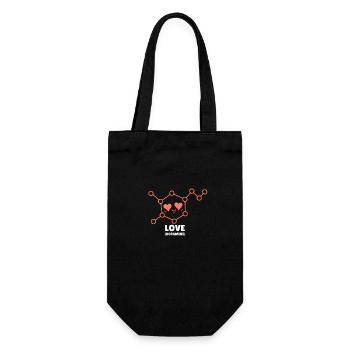 Chimiste Chimie Science Atome Molécule - Sac à bouteille - noir - Devant