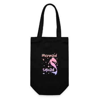 Mermaid Fable Mermaids Fairy Tale - Gift Bag for Bottles - black - Front