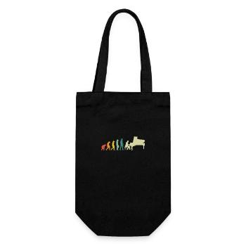 Piano Klavier Pianist Instrument - Gift Bag for Bottles - black - Front