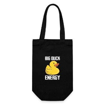 Rubber Ducks Bathroom Yellow Duck - Gift Bag for Bottles - black - Front