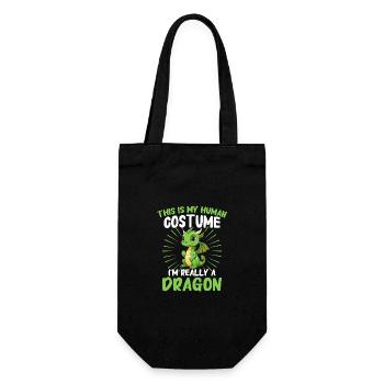 Dragon Mystic Dragon Fantasy - Gift Bag for Bottles - black - Front