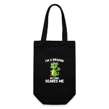 Dragon Mystic Dragon Fantasy - Gift Bag for Bottles - black - Front