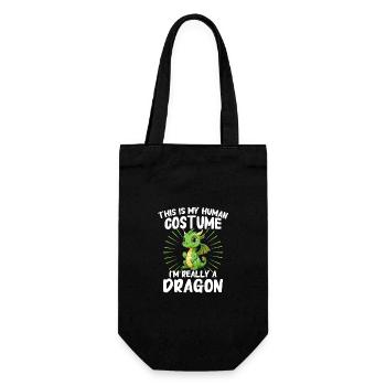 Dragon Mystic Dragon Fantasy - Gift Bag for Bottles - black - Front
