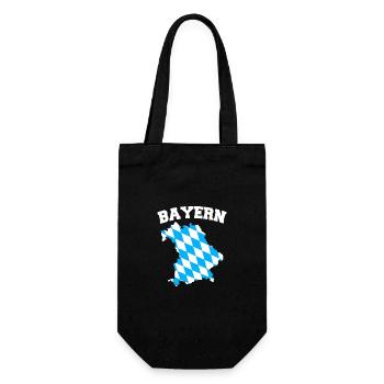 Freistaat Bayern Bayrisch - Geschenkbeutel für Flaschen - Schwarz - Vorne