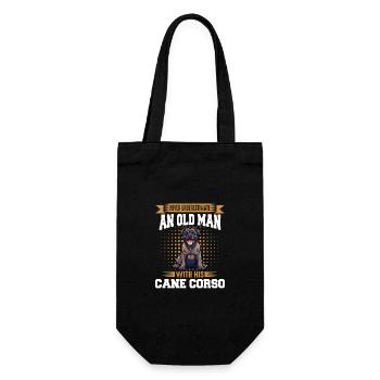 Cane Corso Dog - Gift Bag for Bottles - black - Front