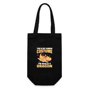 Dragon Mystic Dragon Fantasy - Gift Bag for Bottles - black - Front