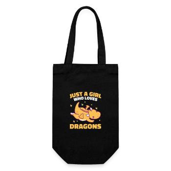 Dragon Mystic Dragon Fantasy - Gift Bag for Bottles - black - Front
