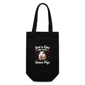 Guinea pig - Gift Bag for Bottles - black - Front