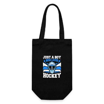 Eishockey Hockey Sport - Geschenkbeutel für Flaschen - Schwarz - Vorne