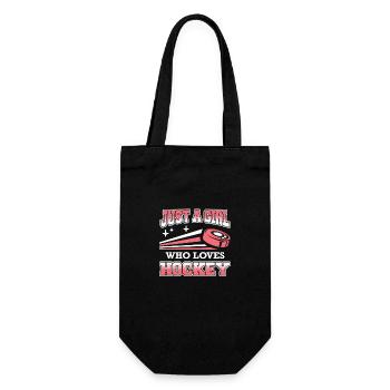 Eishockey Hockey Sport - Geschenkbeutel für Flaschen - Schwarz - Vorne