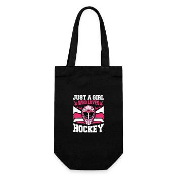 Eishockey Hockey Sport - Geschenkbeutel für Flaschen - Schwarz - Vorne
