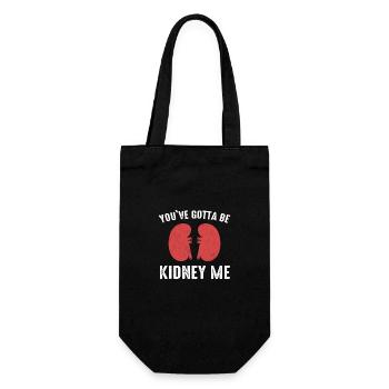 Kidney DonorKidney Transplant Kidney Organ Org - Gift Bag for Bottles - black - Front