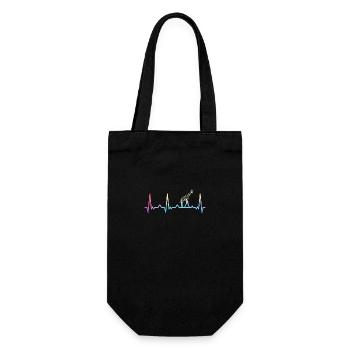 Giraffe, Animal, Africa, Giraffes - Gift Bag for Bottles - black - Front