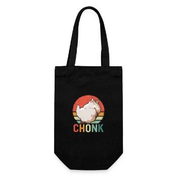 Cat, Cat Lover, Cat Owner, Kitten - Gift Bag for Bottles - black - Front