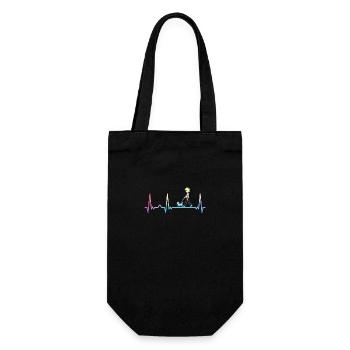 Dog Dogs Pet Funny Dog Owner - Gift Bag for Bottles - black - Front