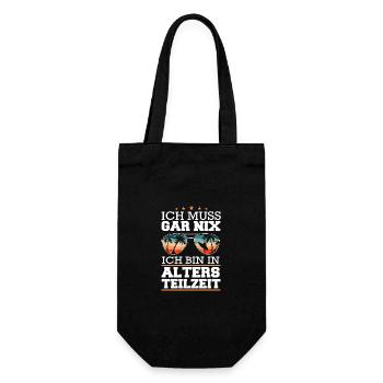 Altersteilzeit ATZ - Geschenkbeutel für Flaschen - Schwarz - Vorne