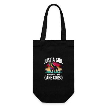 Cane Corso Dog - Gift Bag for Bottles - black - Front