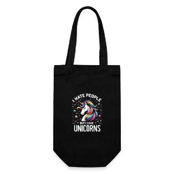 Licorne Licornes Conte de fées Magique - Sac à bouteille - noir - Devant