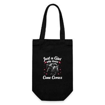 Cane Corso Dog - Gift Bag for Bottles - black - Front