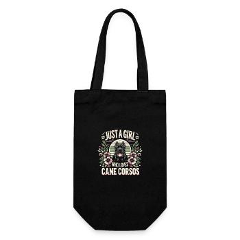 Cane Corso Dog - Gift Bag for Bottles - black - Front