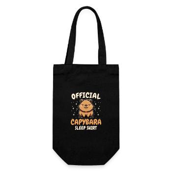 Capybara Capybara Rongeur Animal - Sac à bouteille - noir - Devant