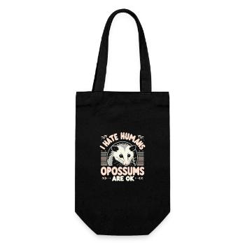 Opossum Possum Animal - Gift Bag for Bottles - black - Front