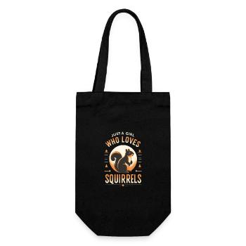 Écureuil Animal Rongeur - Sac à bouteille - noir - Devant