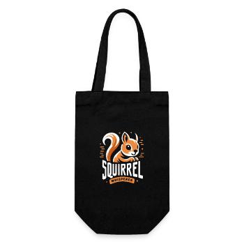 Écureuil, Animal, Rongeur - Sac à bouteille - noir - Devant
