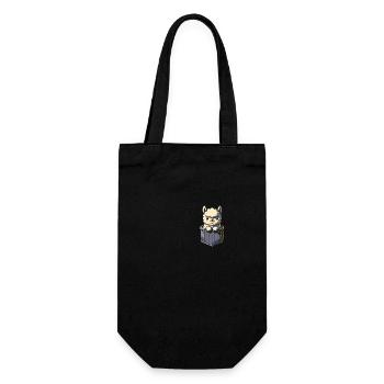 Lama d’alpaga - Sac à bouteille - noir - Devant