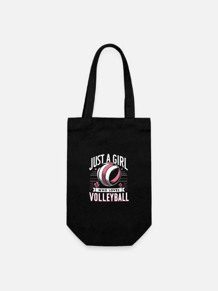 Volleyball Spieler Beach Volleyball Volleyballer S - Geschenkbeutel für Flaschen - Schwarz