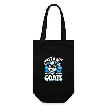 Chèvre Chèvre Animal Chèvre - Sac à bouteille - noir - Devant