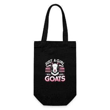 Chèvre Chèvre Animal Chèvre - Sac à bouteille - noir - Devant