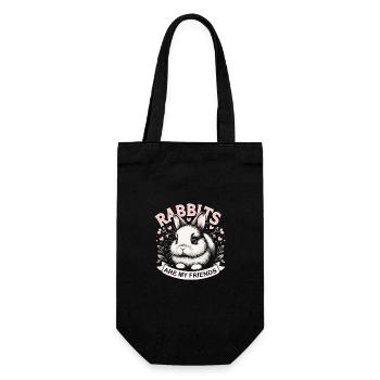 Lapin, Lapin, Animal, Animal De Compagnie, Lapins - Sac à bouteille - noir - Devant