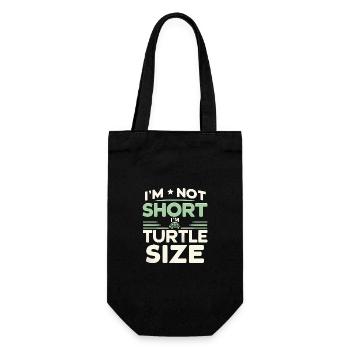 Turtle Sea Turtle Turtle Animal - Gift Bag for Bottles - black - Front